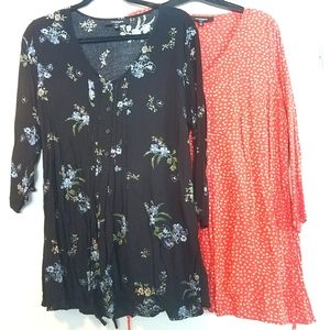 18/20 Chelsea Tie-Back Tunics, Set of 2 Tops